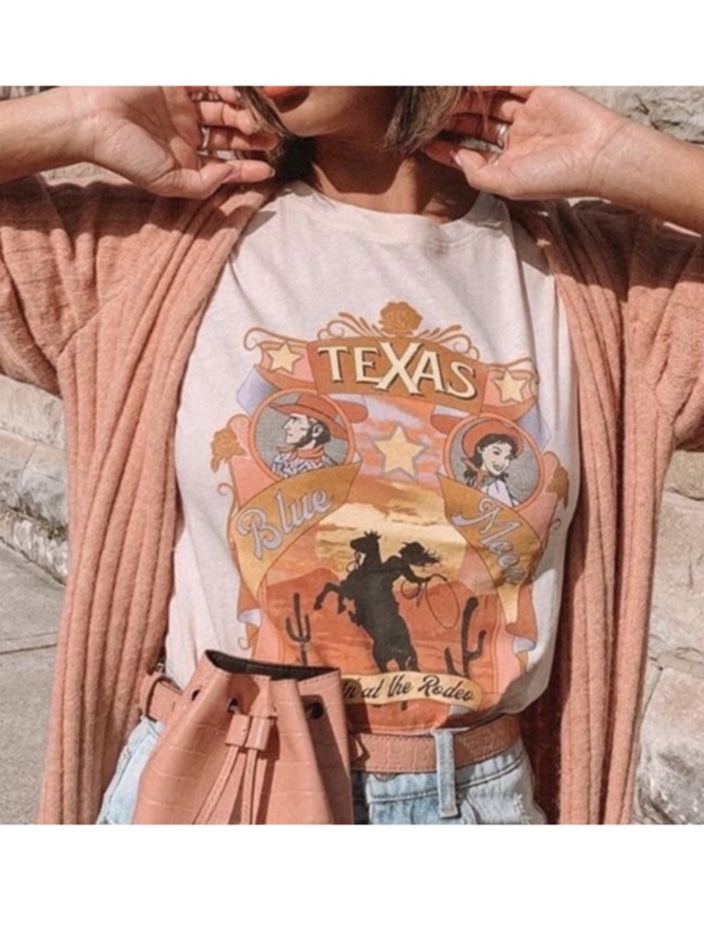 Spell Texan Blue Moon Girlfriend Tee